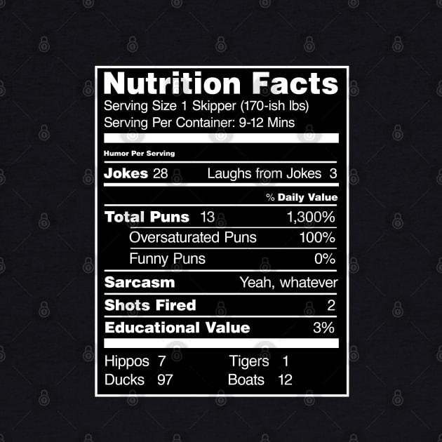 Skipper Nutrition Facts by The Skipper Store